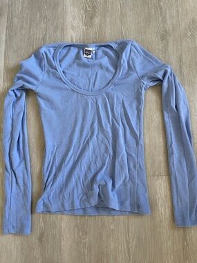 Jungmaven XS Encanto long sleeve in coastal blue
